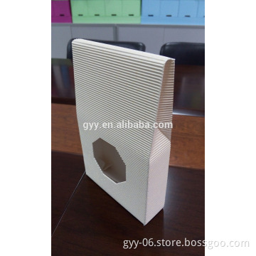 Dual-use New Design Corrugated Paper Bag with Die-cutting Window